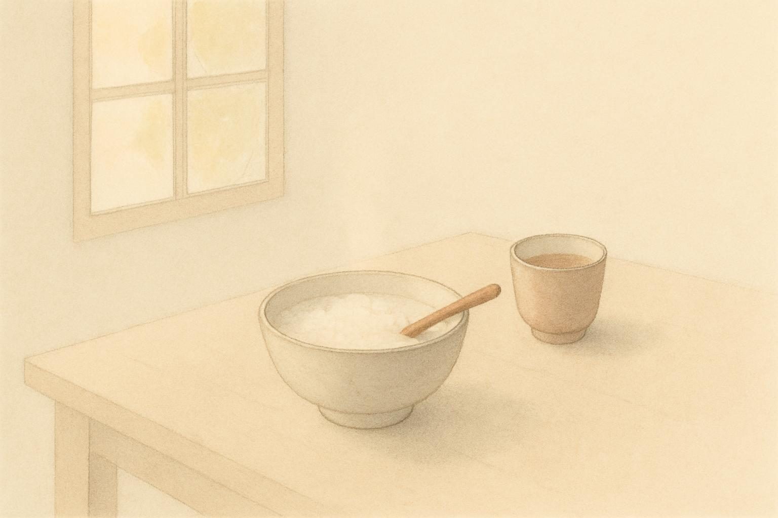 食べないことについて、少し立ち止まって考える